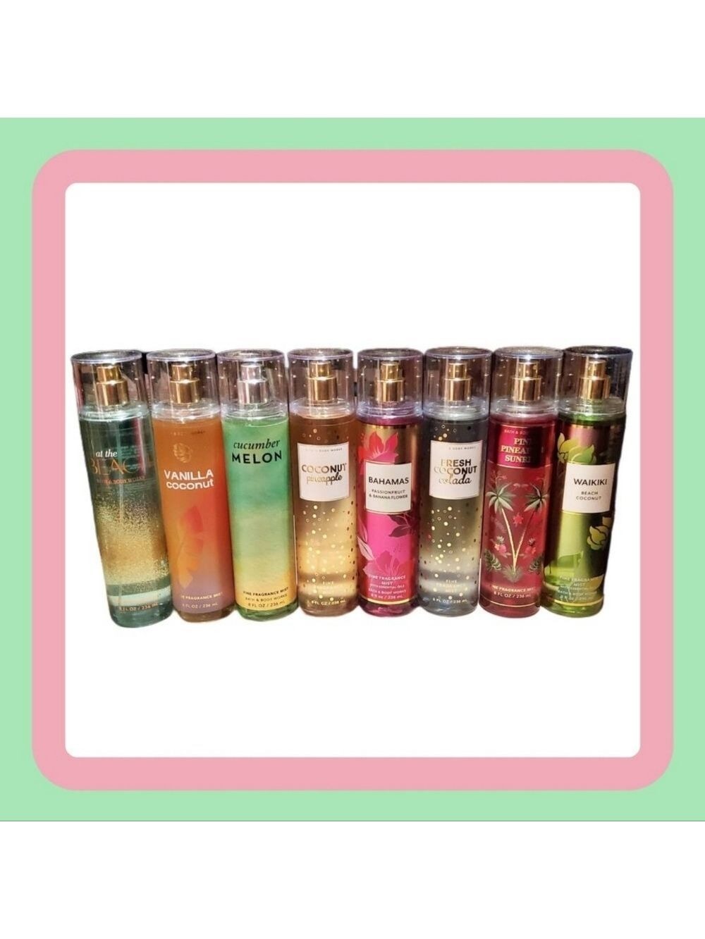2 NEW Bath and Body Works Fragrance Sprays